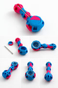 6) Silicone Hand Pipe (4.5 inch)